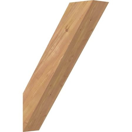 Ekena Millwork 5 1/2"W x 22"D x 30"H Traditional Smooth Knee Brace, Western Red Cedar BRC06X22X30TRA00SWR